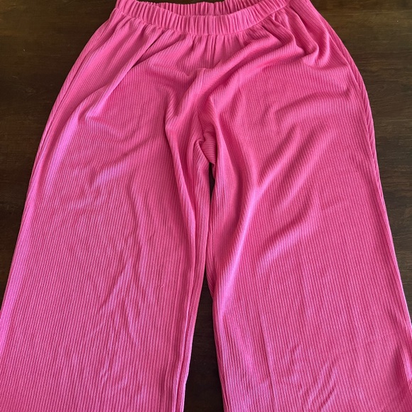 Scarlett Pink Ribbed Women's Set - Picture 3 of 5